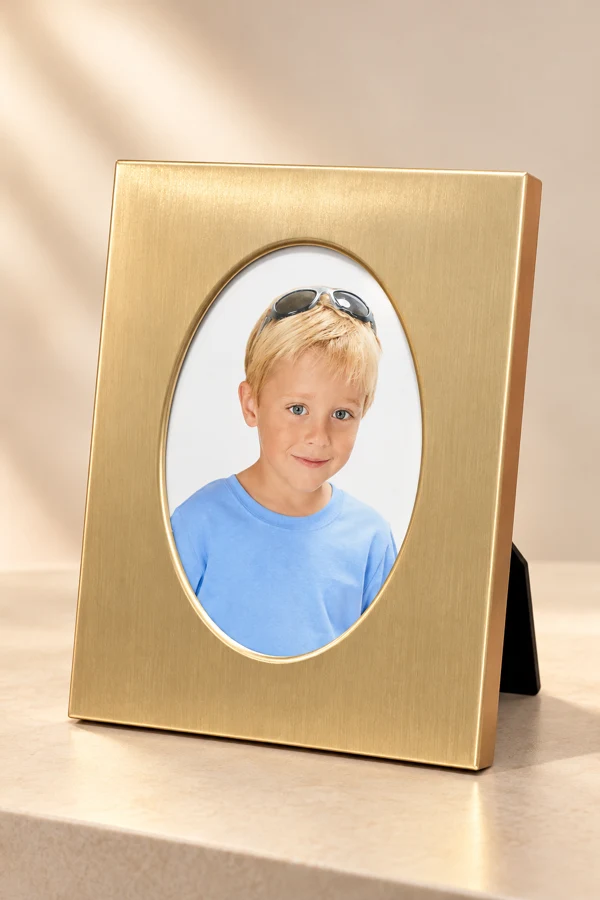Elegant gold oval portrait frame from our catalogue