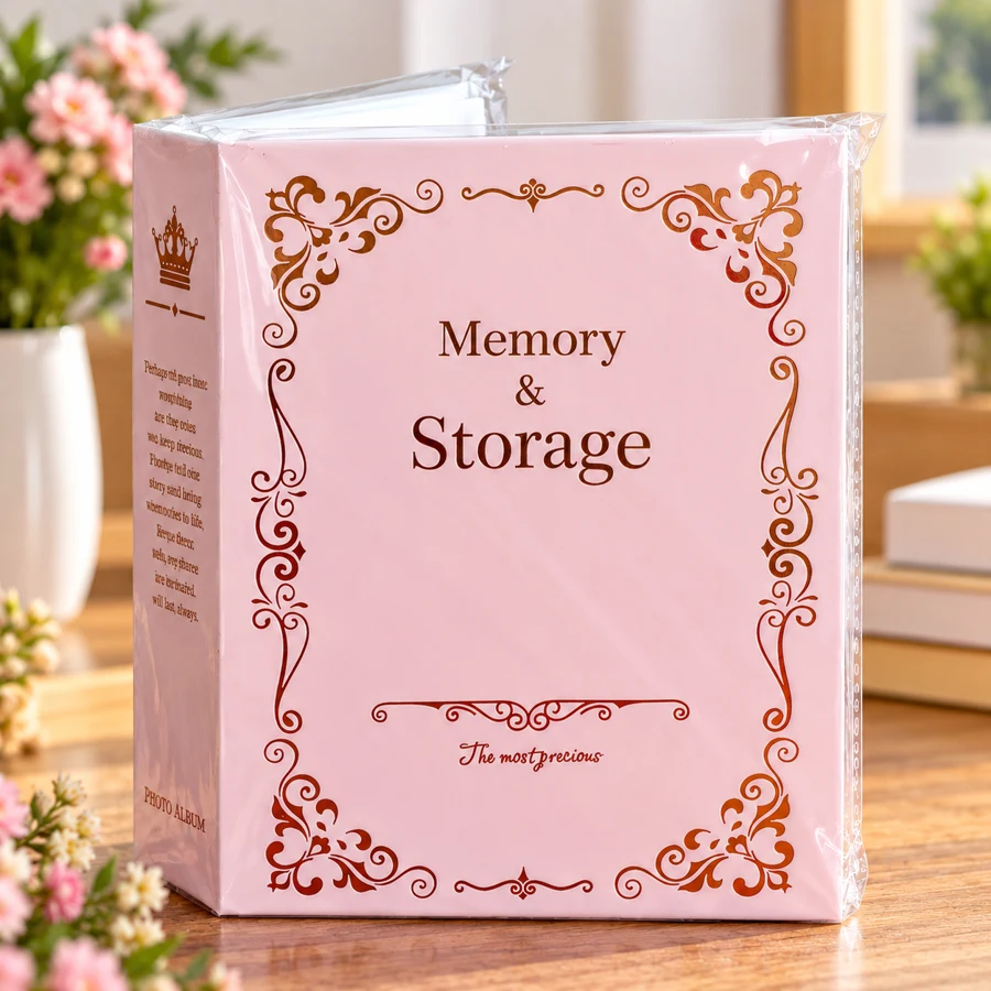 Elegant Pink Memory Storage Album